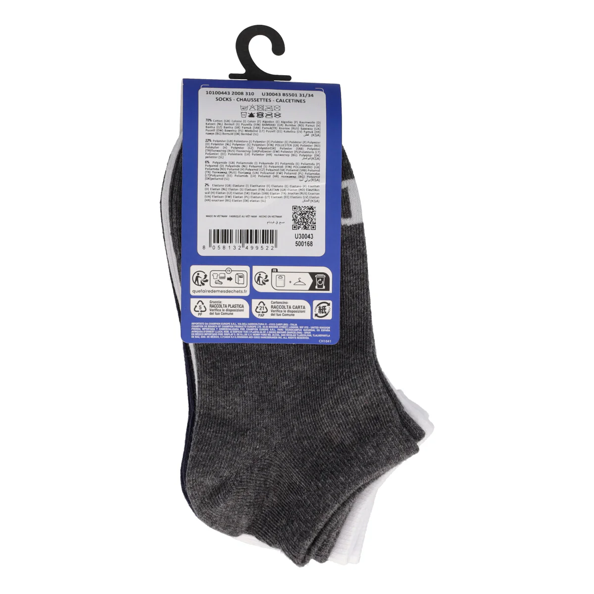 3PK SNEAKER SOCKS - Image 4