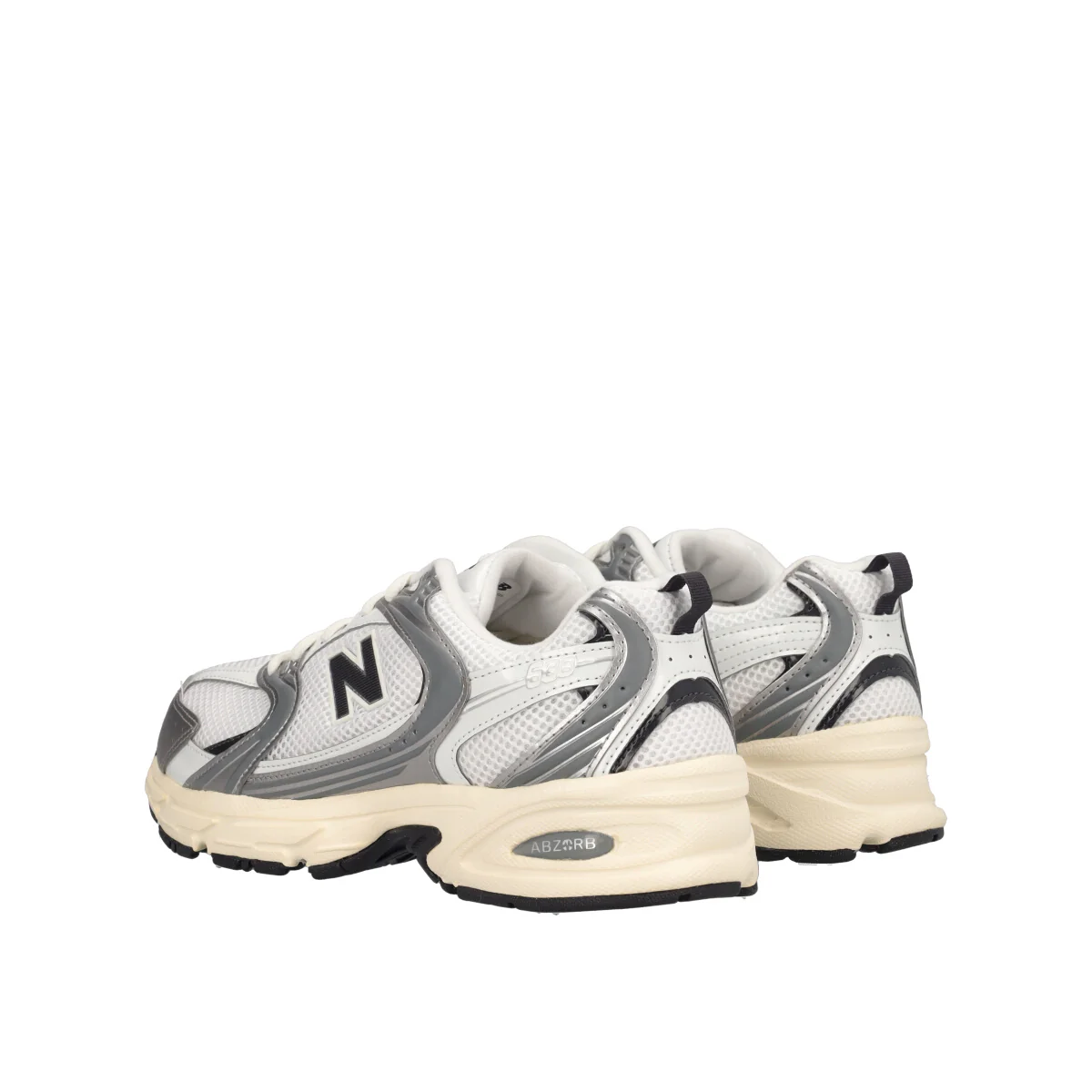 530 Sneakers Uomo Bianche e Argento - Image 4