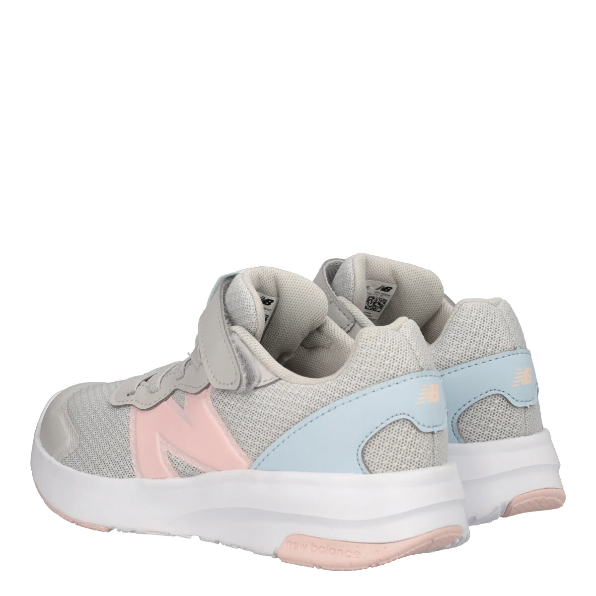578 Sneakers Bambina Grigie e Rosa - Image 4