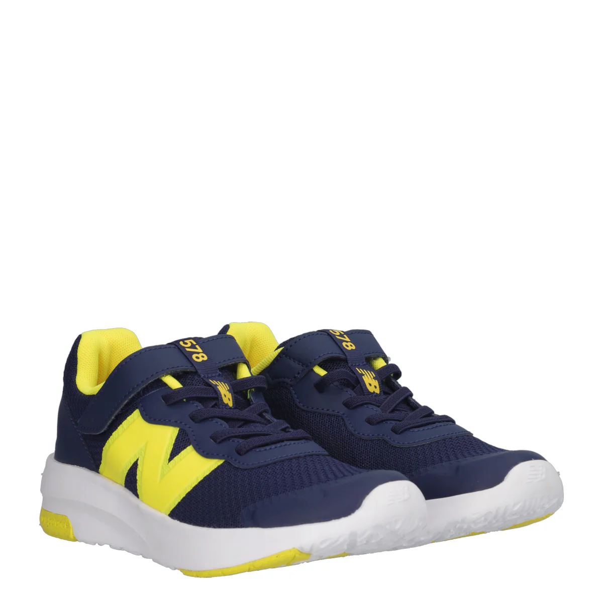 578 Sneakers Bambino Blu e Gialle - Image 3