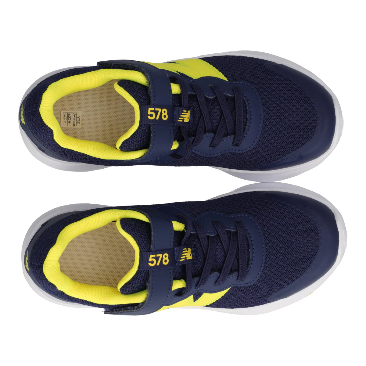 578 Sneakers Bambino Blu e Gialle - Image 5