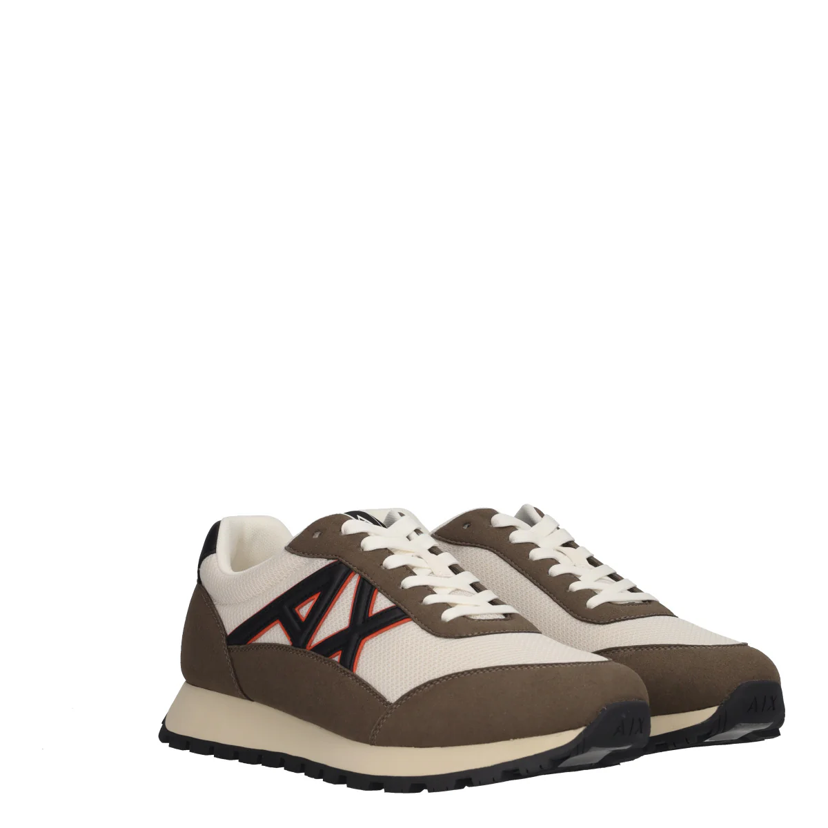 AF19388 Sneakers Uomo Beige e Verdi - Image 3