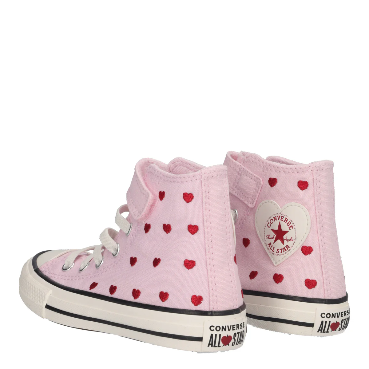 ALL STAR HEARTS & ROSES Sneakers Bambina Rosa - Image 4