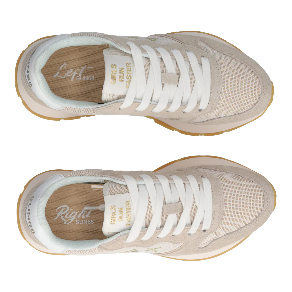 ALLY GLITTER TEXTILE Sneakers Donna Oro - Image 5