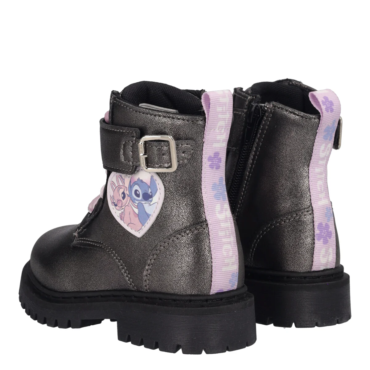 Anfibi Bambina Argento Metallizzato - Stitch - Image 4