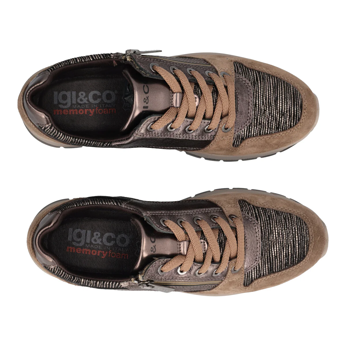 ANIKA Sneakers Donna Bronzo - Image 5