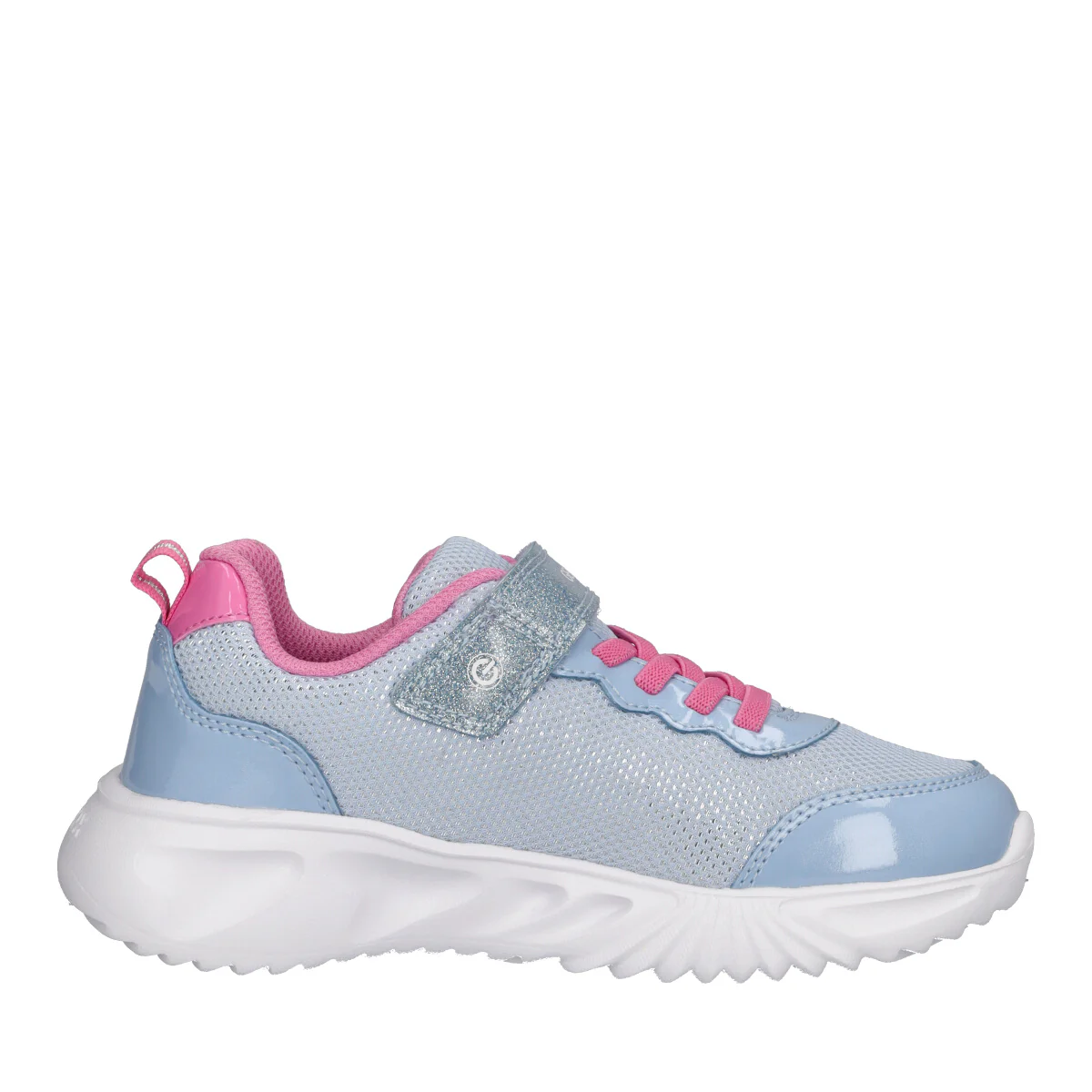 ASSISTER Sneakers Bambina Azzurre e Rosa con Luci - Image 2