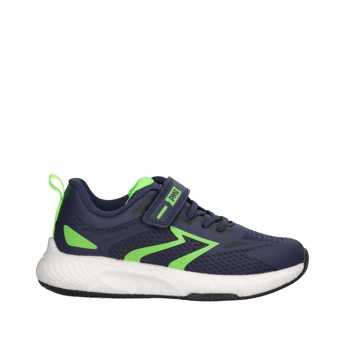 B&G RAPID Sneakers Bambino Blu e Verde Fluo