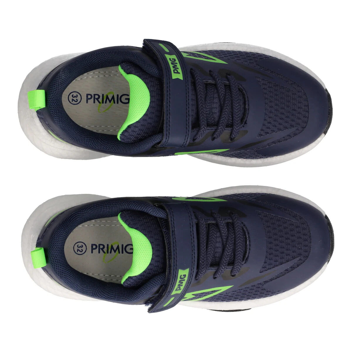 B&G RAPID Sneakers Bambino Blu e Verde Fluo - Image 5