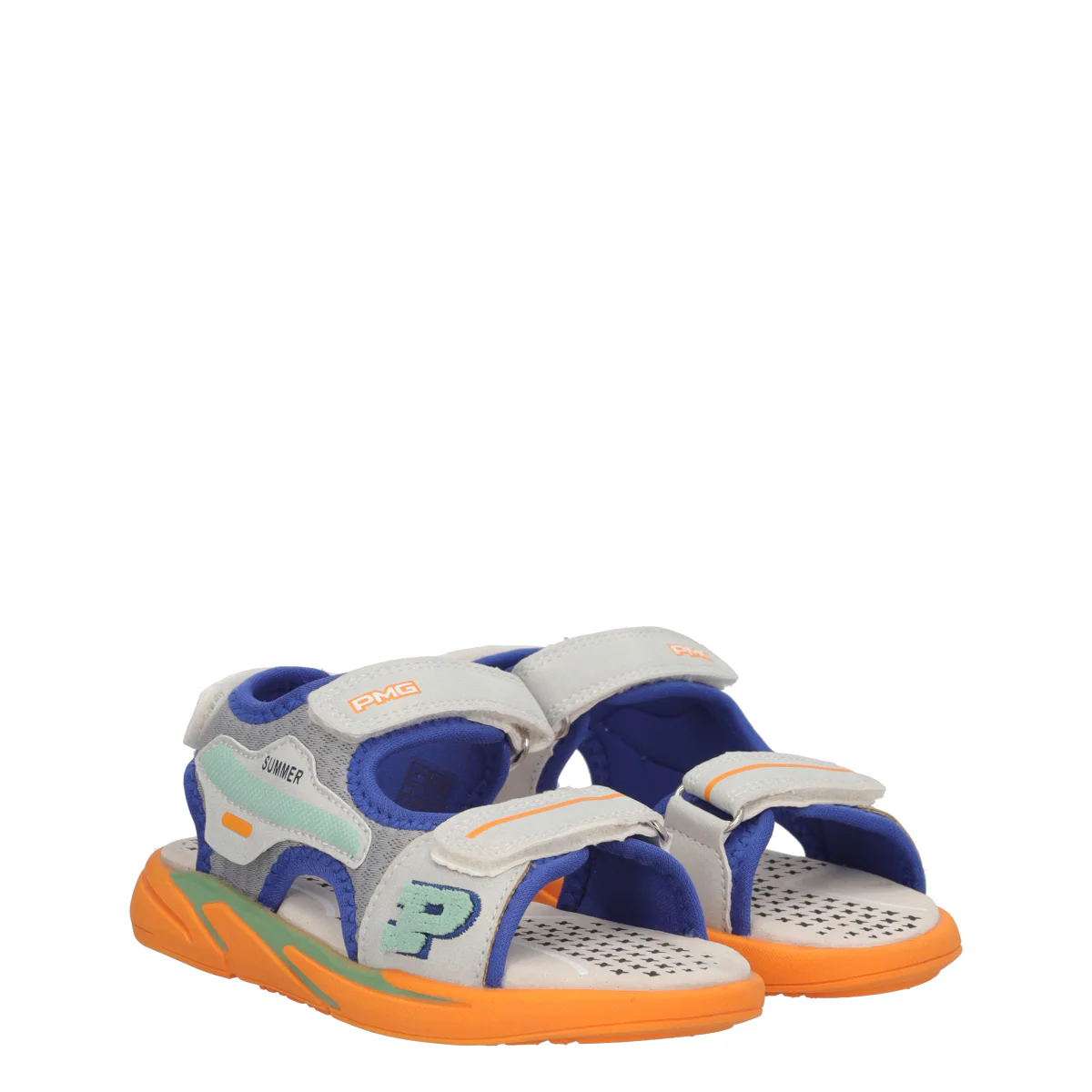 B&G SAND SPORTY Sandali Bambino Grigi - Image 3