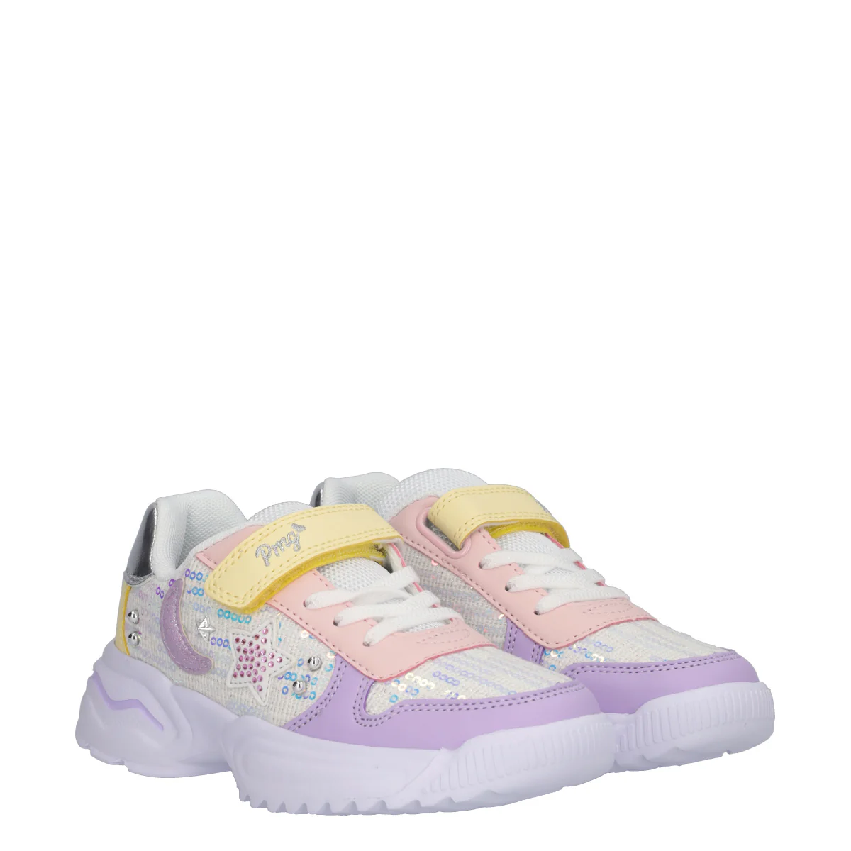 B&G STORM XL Sneakers Bambina Lilla con Luci - Image 3