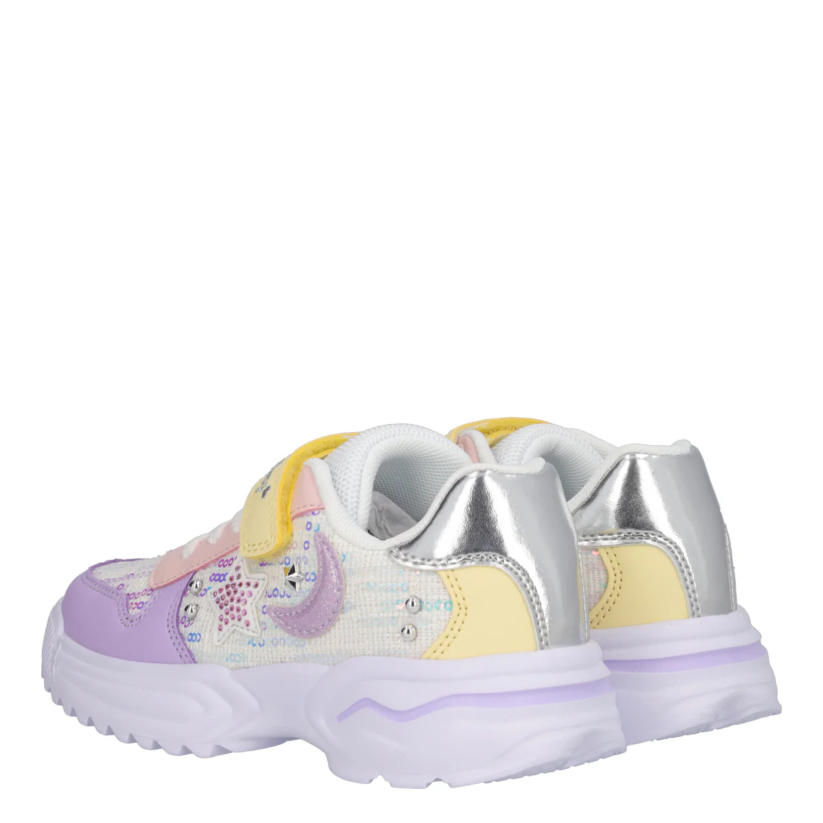 B&G STORM XL Sneakers Bambina Lilla con Luci - Image 4
