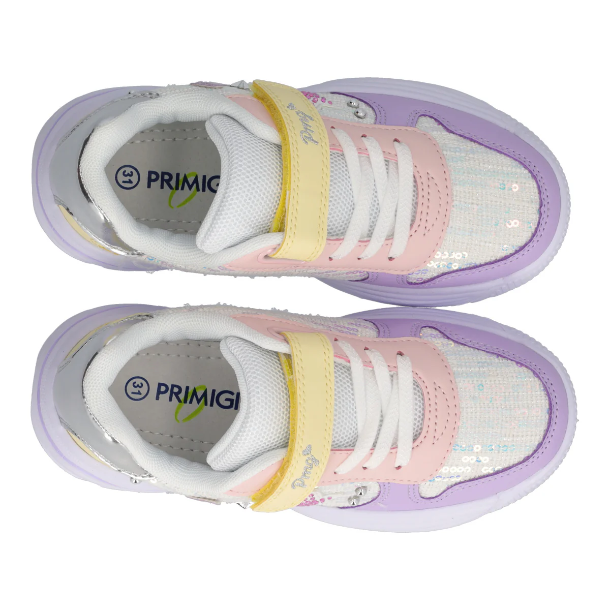 B&G STORM XL Sneakers Bambina Lilla con Luci - Image 5