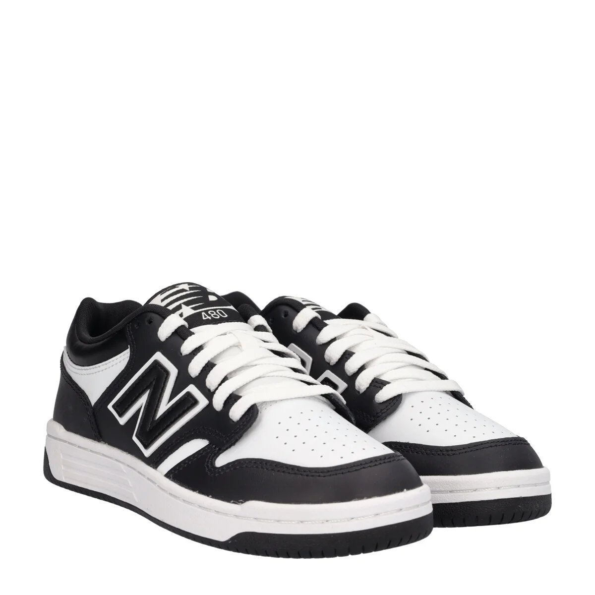 B480 Sneakers Junior Bianche e Nere - Image 3