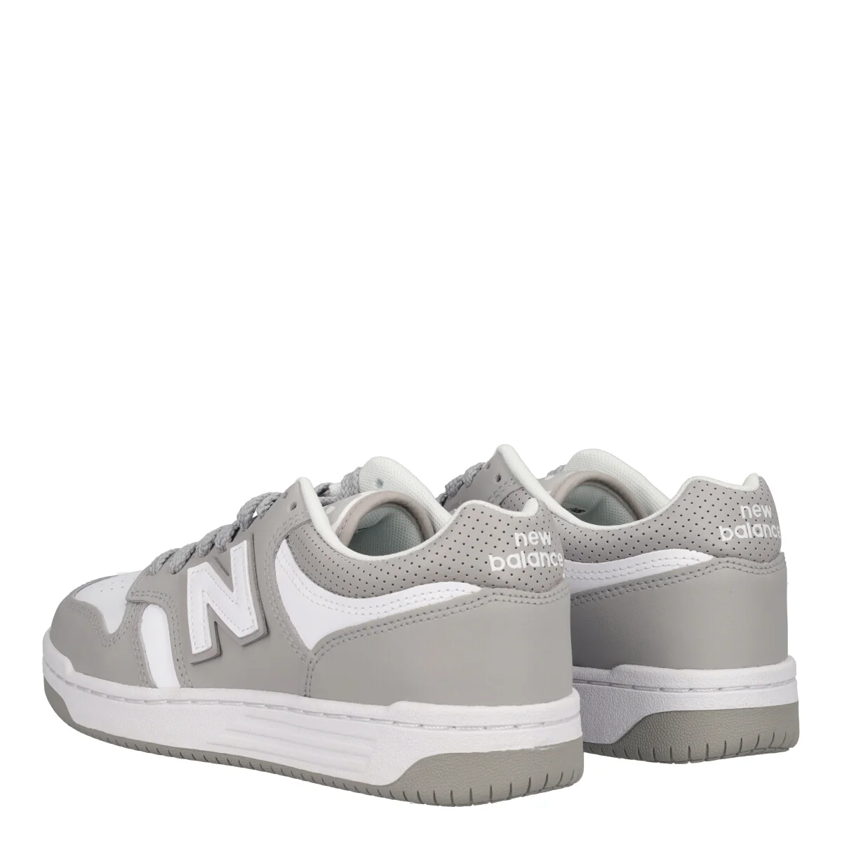 B480 Sneakers Junior Grigie e Bianche - Image 4