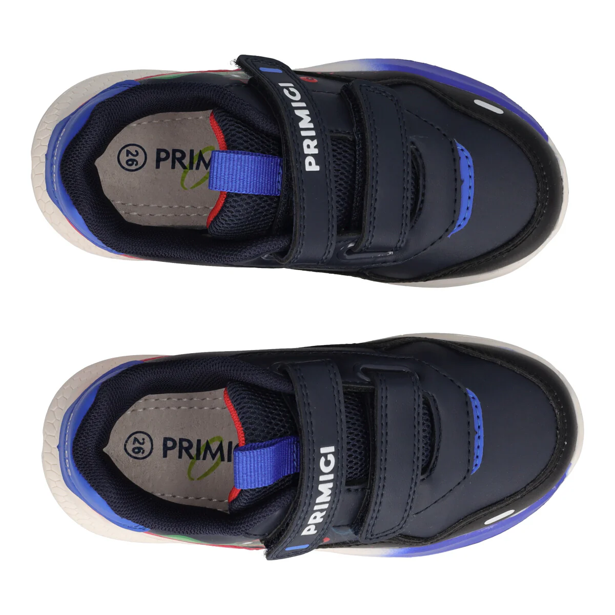 BABY INFINITY LIGHT Sneakers Bambino Blu e Rossa con Luci - Image 5