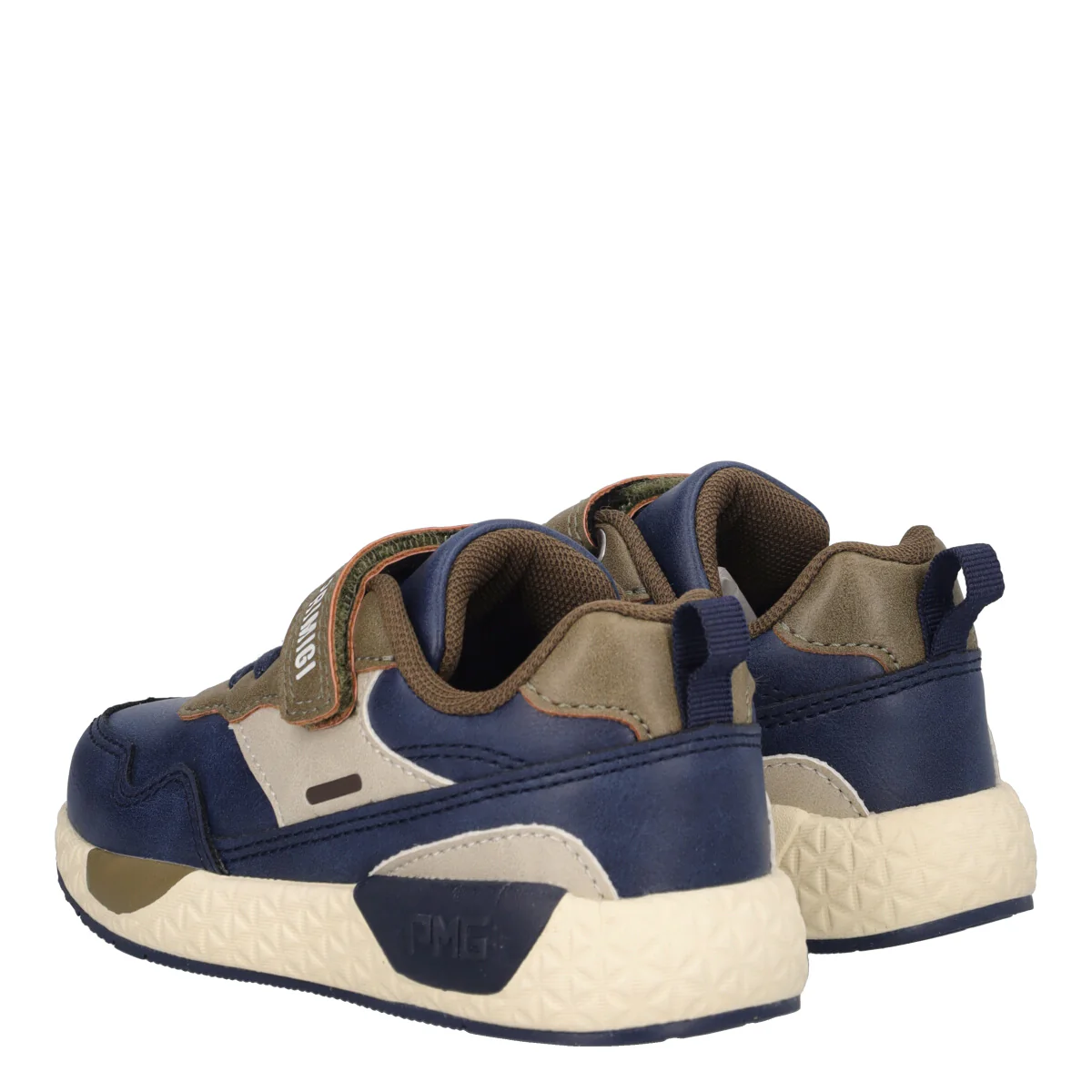 BABY MEGA Sneakers Bambino Blu e Marrone - Image 4
