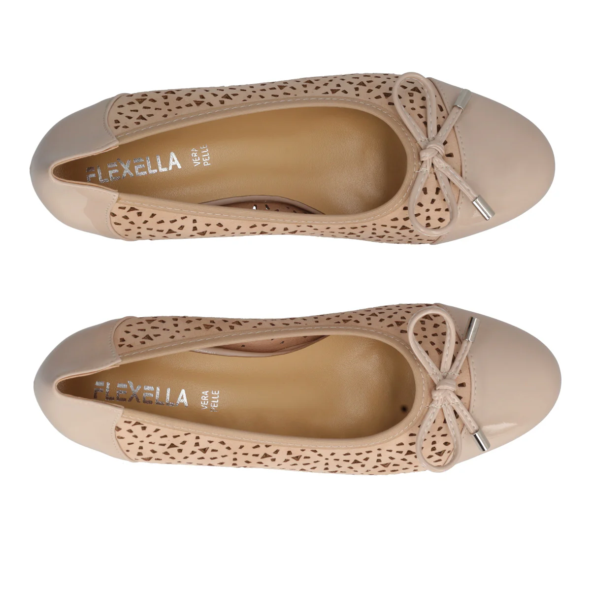 Ballerina con Tacco Donna Beige - Image 5