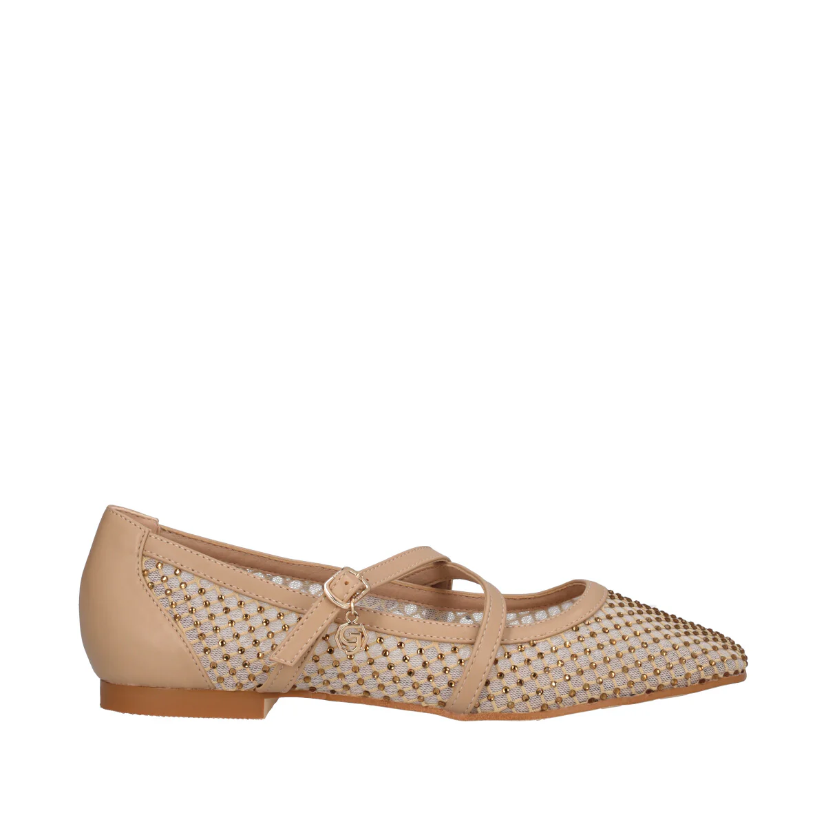 Ballerine Donna beige e Oro