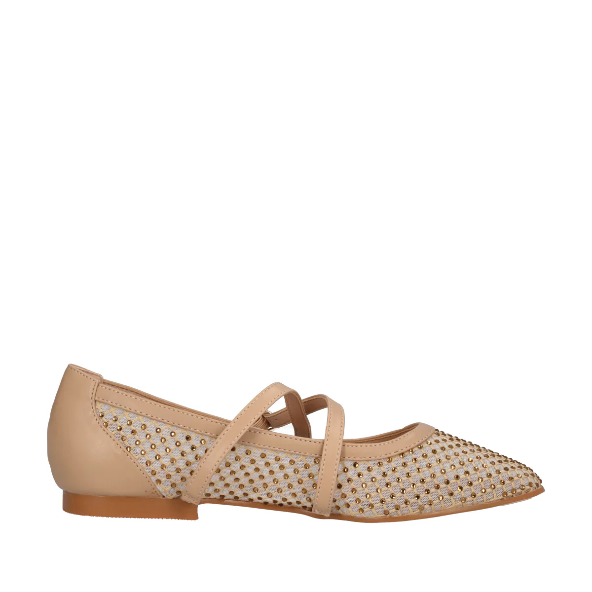 Ballerine Donna beige e Oro - Image 2