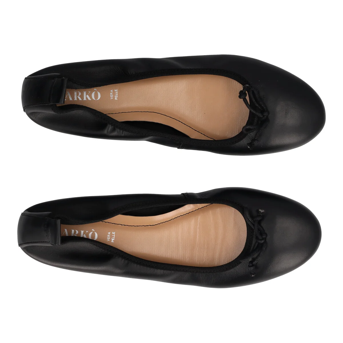 Ballerine Donna Nere in Pelle - Image 5