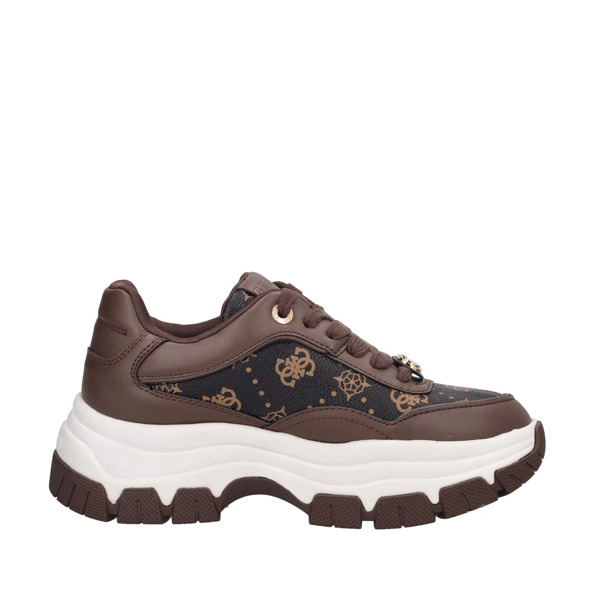 BERRETT2 Sneakers Donna Marroni e Bianche - Image 2