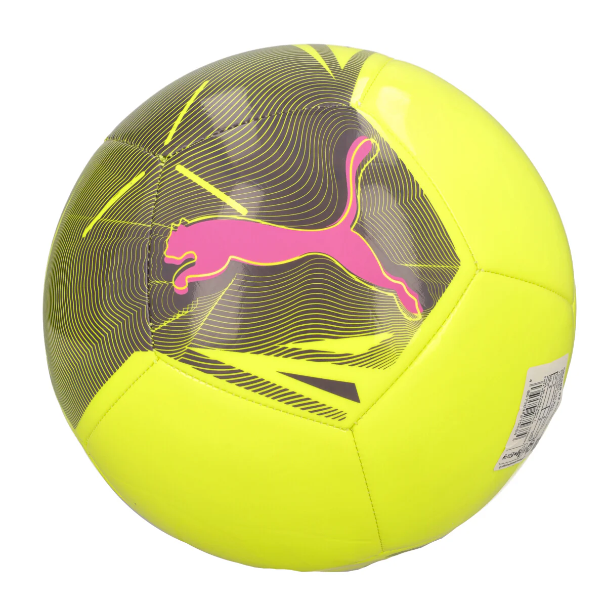 BIG CAT BALL Pallone da Calcio Giallo Fluo - Image 3