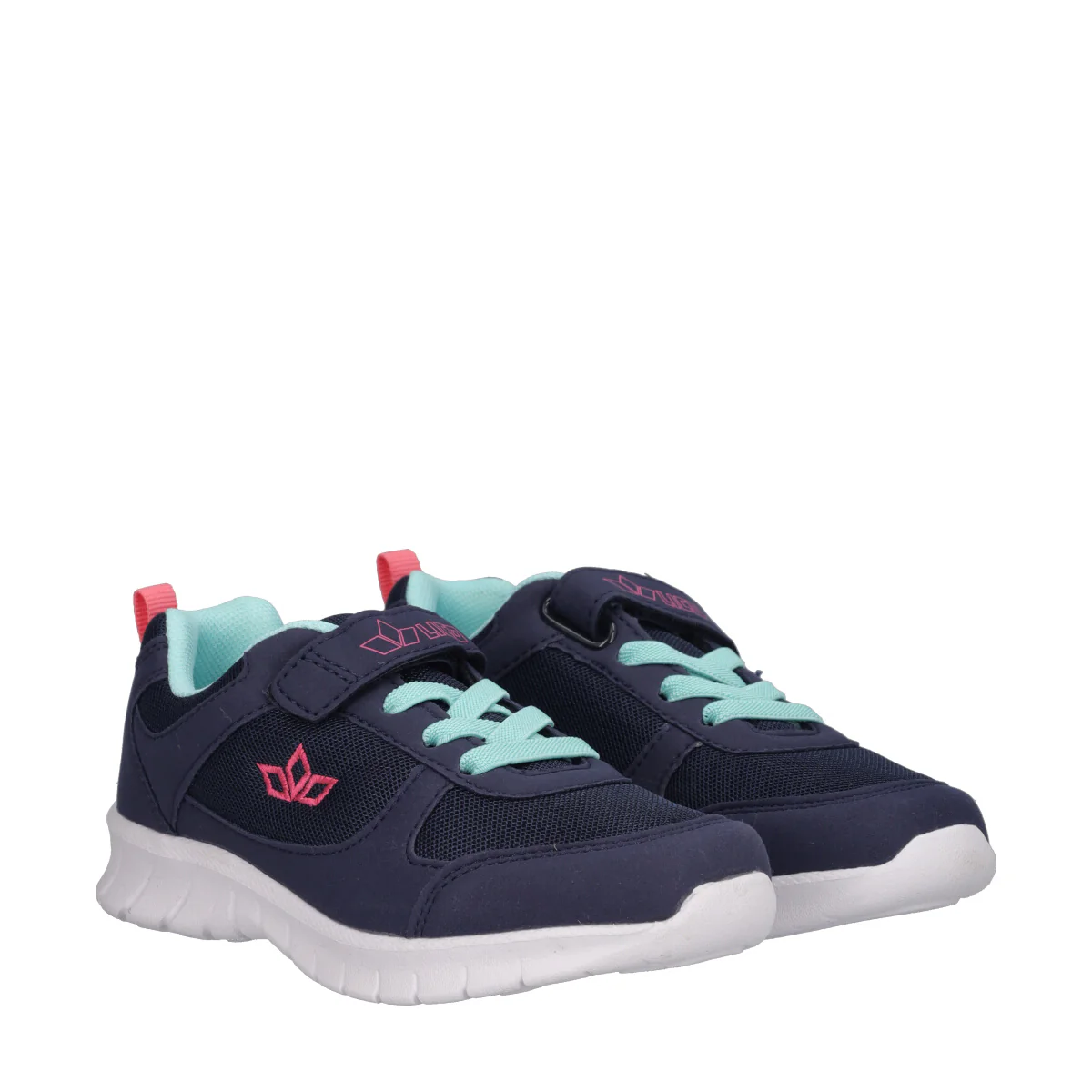 BLAINE Sneakers Bambina Blu, Turchese e Rosa - Image 3