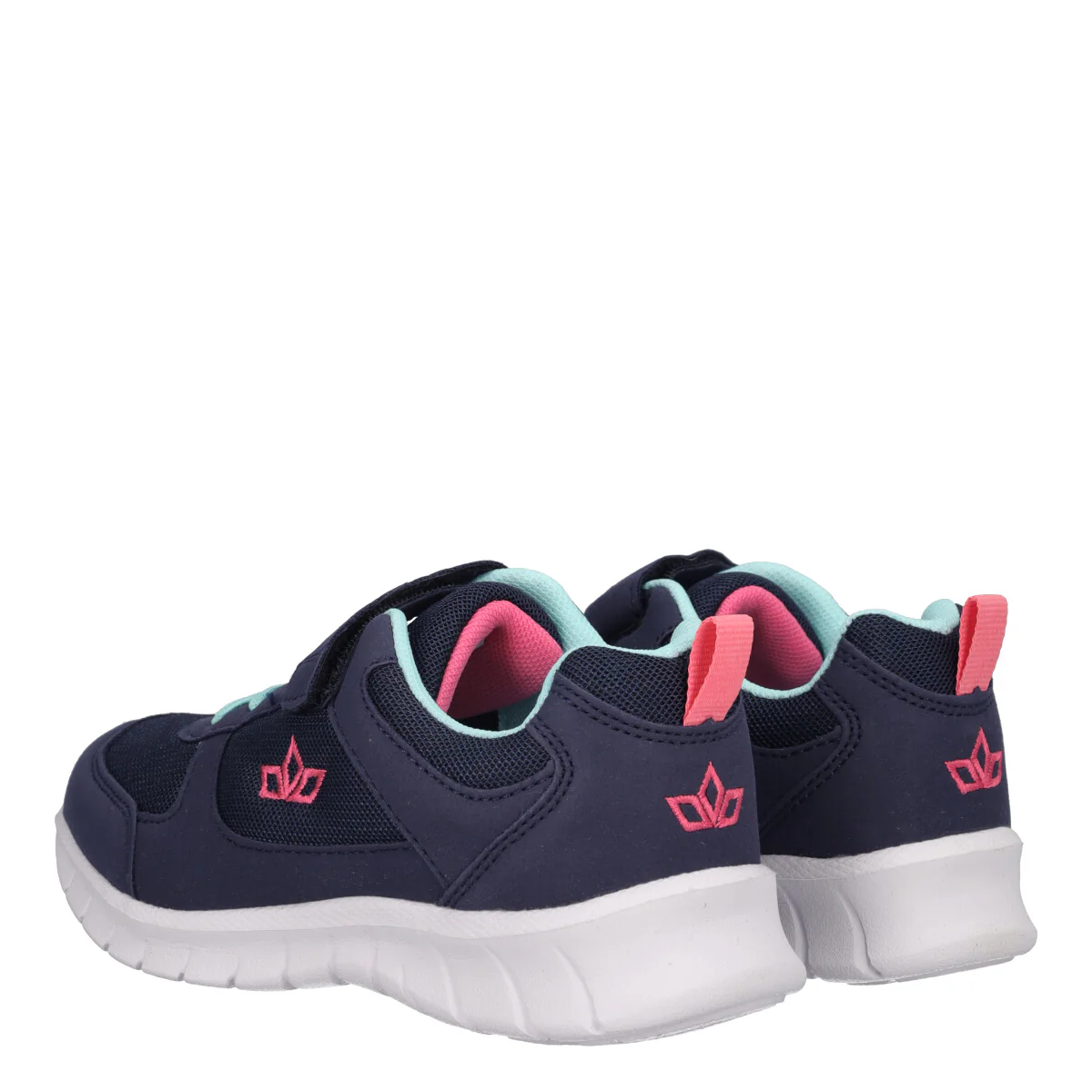BLAINE Sneakers Bambina Blu, Turchese e Rosa - Image 4