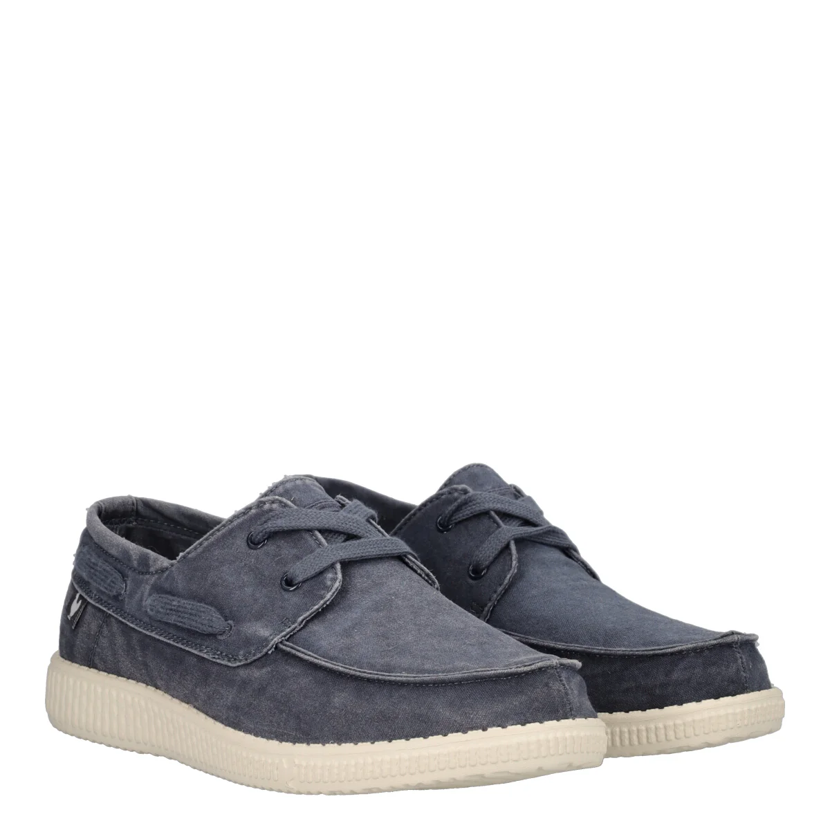 BOAT WASHED Mocassini Uomo Blu - Image 3