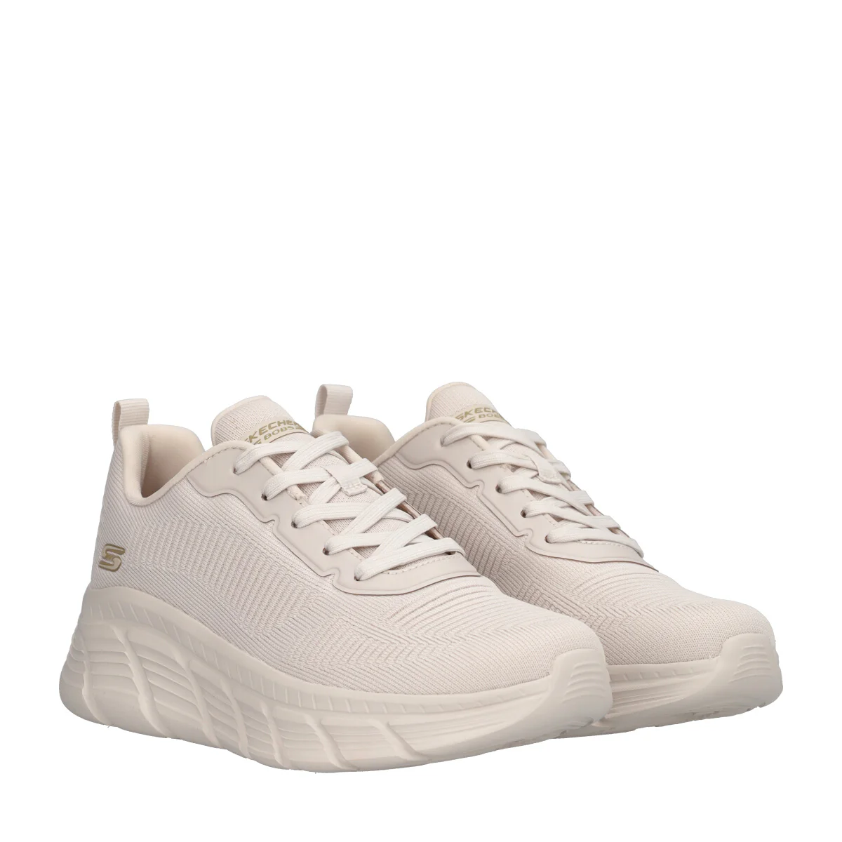 BOBS B FLEX HI FLYING HI Running Donna Offwhite - Image 3