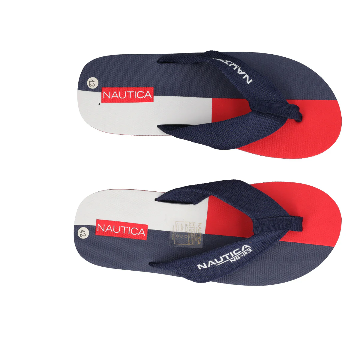 BORA BORA Infradito Uomo Blu, Bianche e Rosse - Image 5