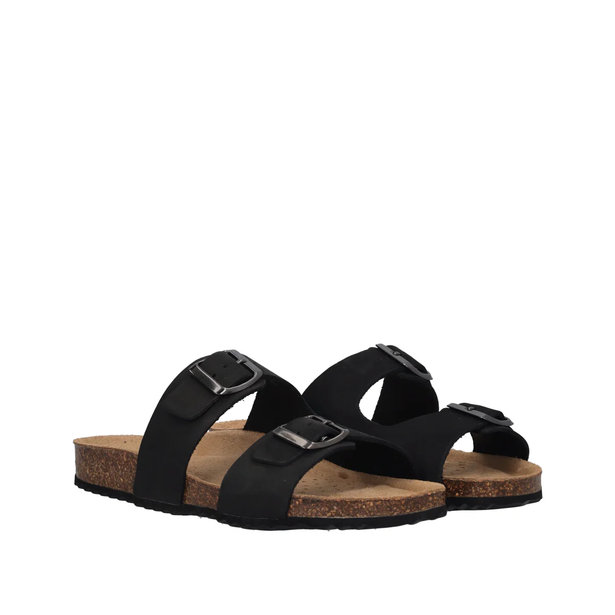 BRIONIA Ciabatte Donna Nere in Pelle - Image 3