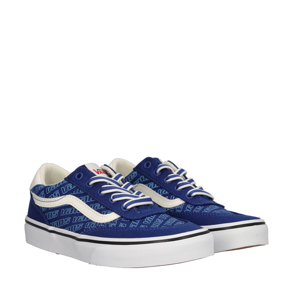 BROOKLYN LS Sneakers Bambini Blu e Bianche - Image 3