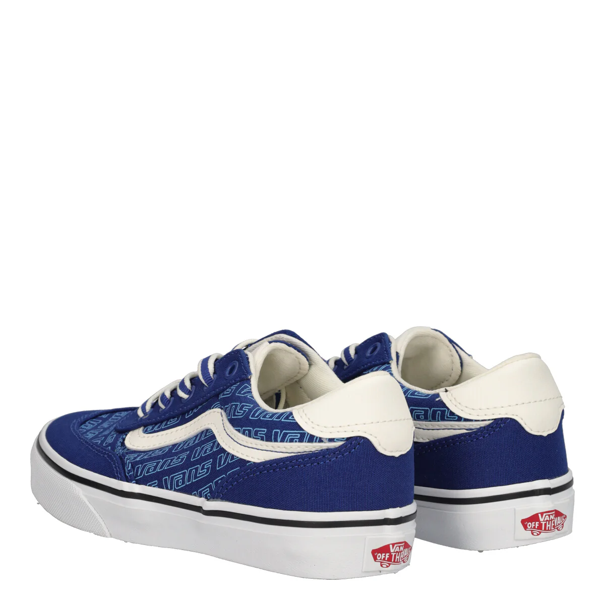 BROOKLYN LS Sneakers Bambini Blu e Bianche - Image 4