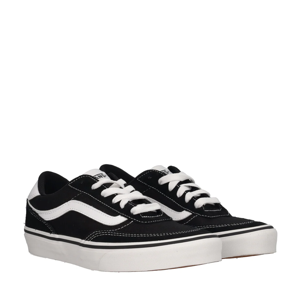 BROOKLYN LS Sneakers Donna Bianche e Nere - Image 3
