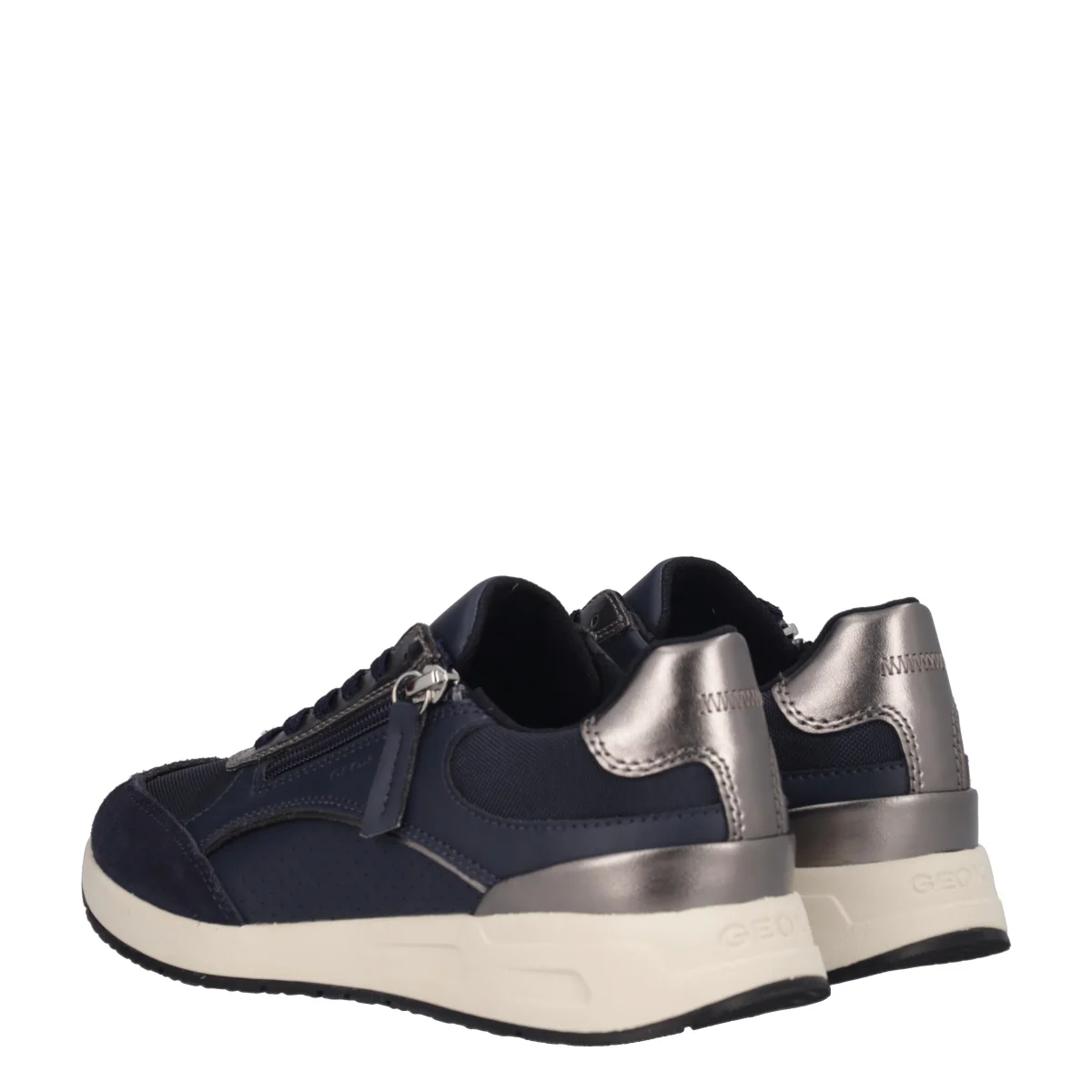 BULMYA Sneakers Donna Blu e Argento - Image 4