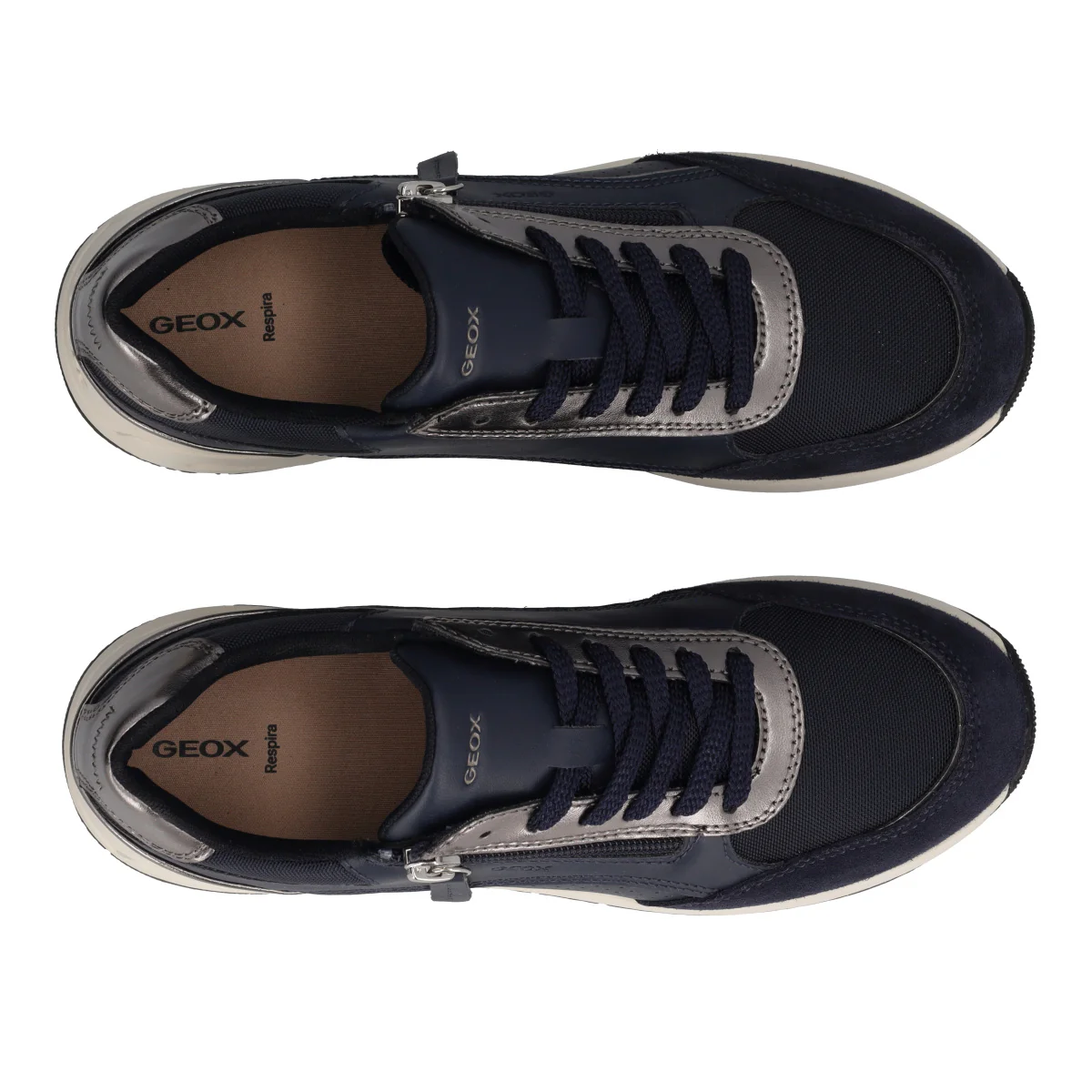 BULMYA Sneakers Donna Blu e Argento - Image 5