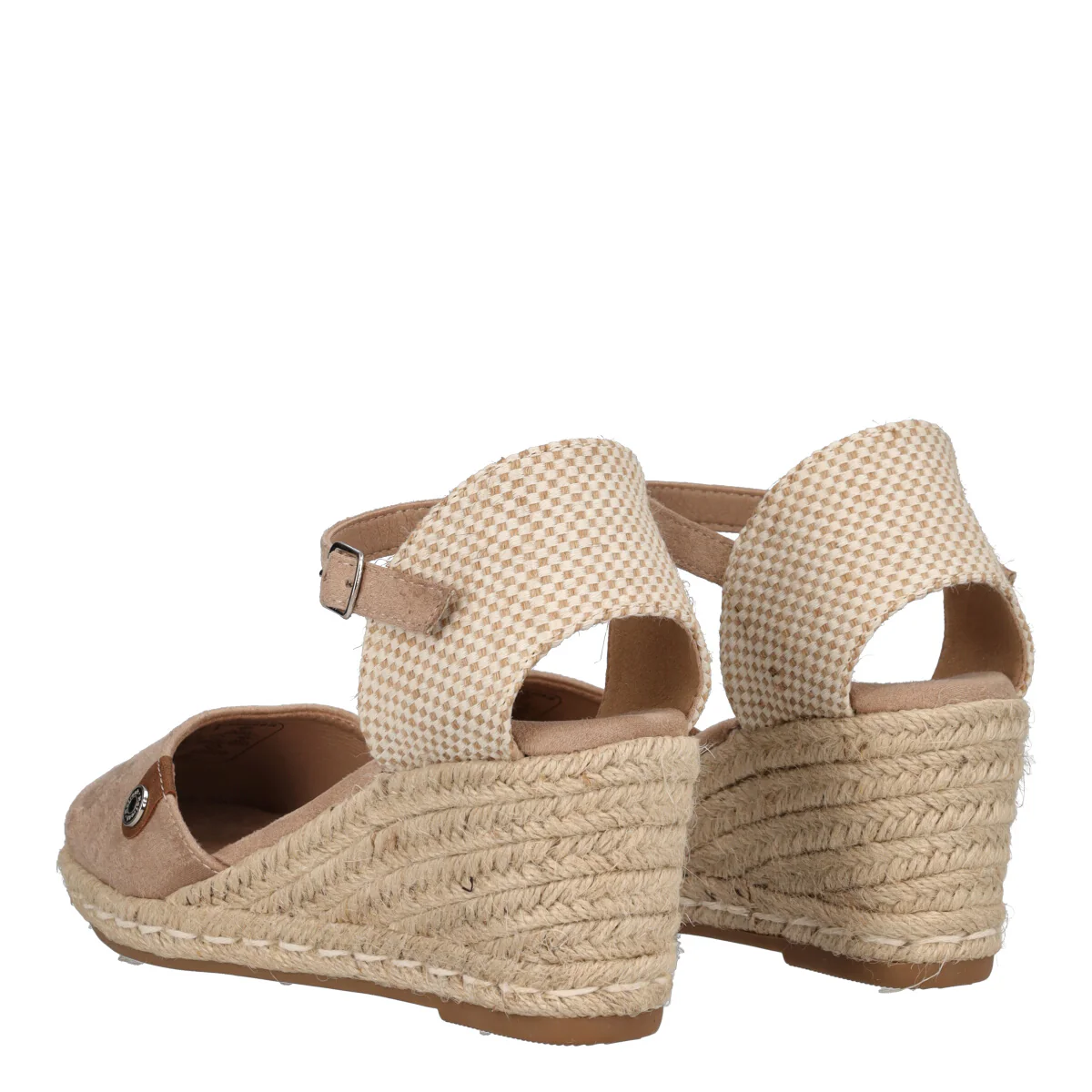 Campesine con zeppa Beige - Image 4
