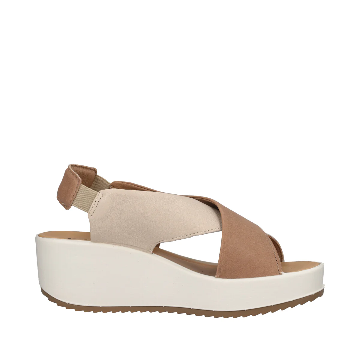 CANDY Zeppe Donna Panna e Beige alte 6 cm - Image 2