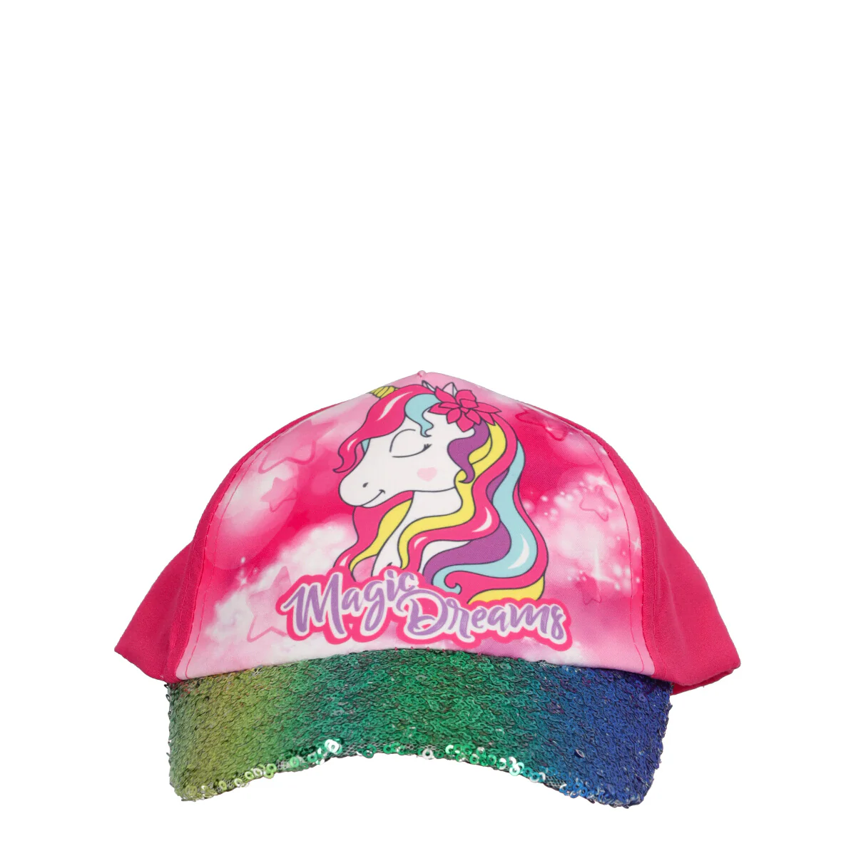 Cappello con Visiera Bambina Fucsia Unicorni Magic Dream
