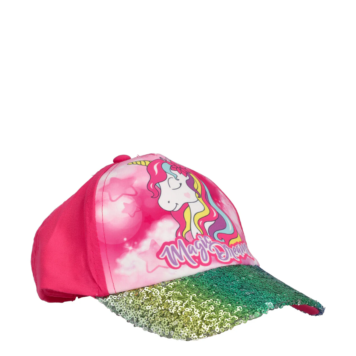 Cappello con Visiera Bambina Fucsia Unicorni Magic Dream - Image 2