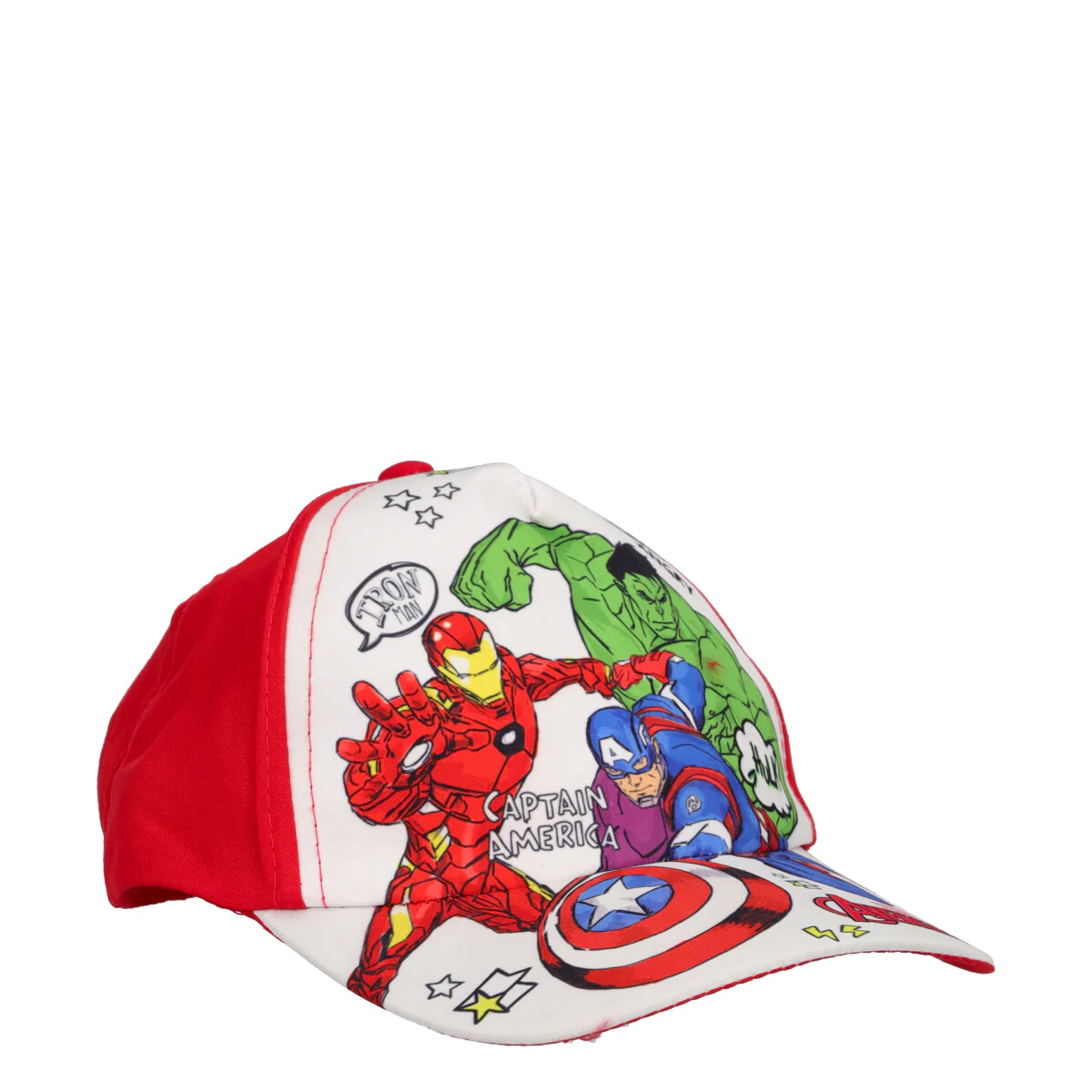 Cappello con Visiera Bambino Bianco e Rosso Avengers - Image 2