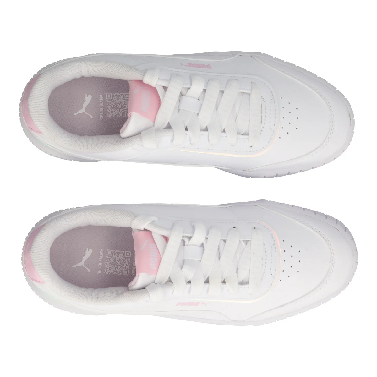 CARINA MIA HOLO 2.0 JR Sneakers Junior Bianche e Rosa - Image 5