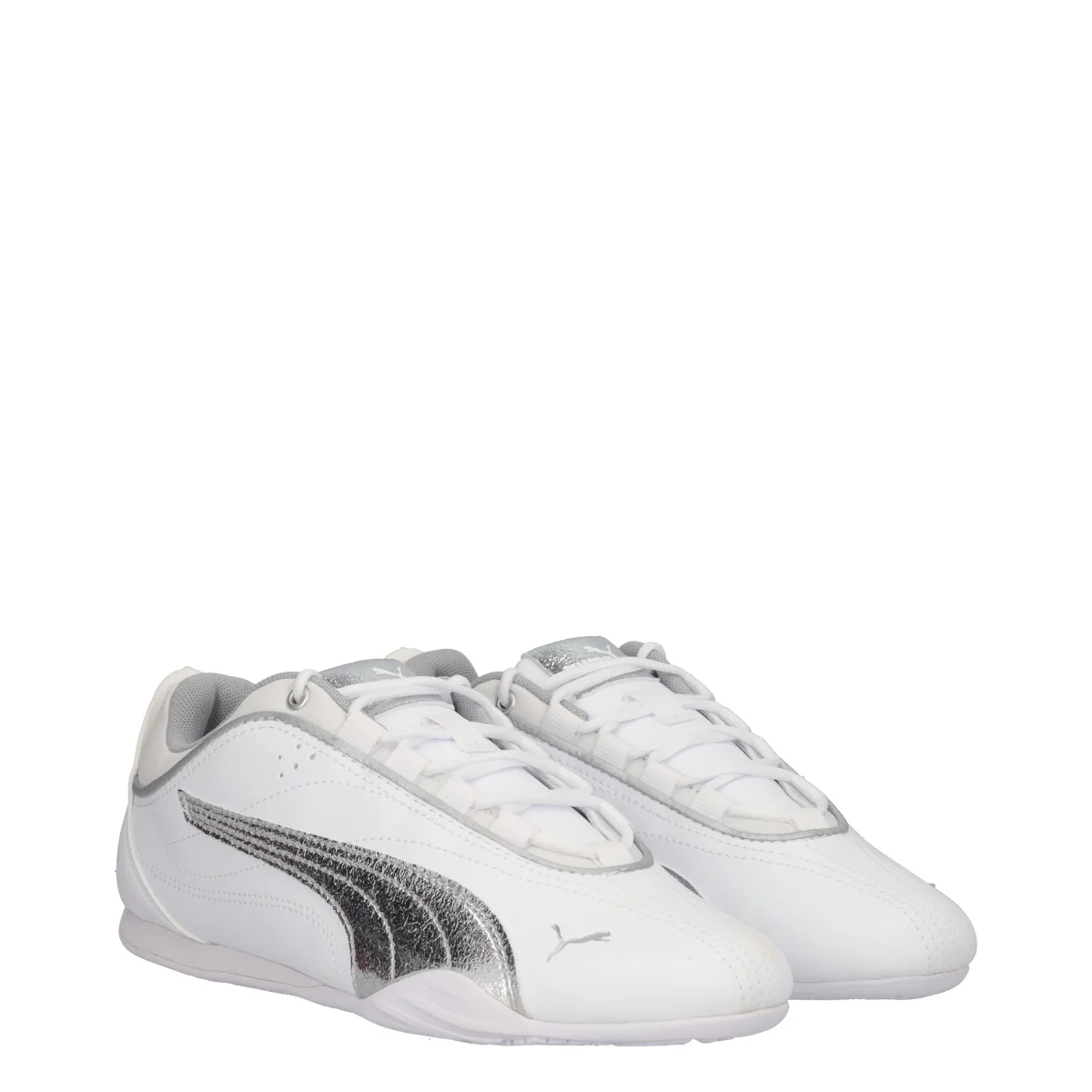 CATCH SOLEIL METALLIC Sneakers Donna Bianche e Argento - Image 3