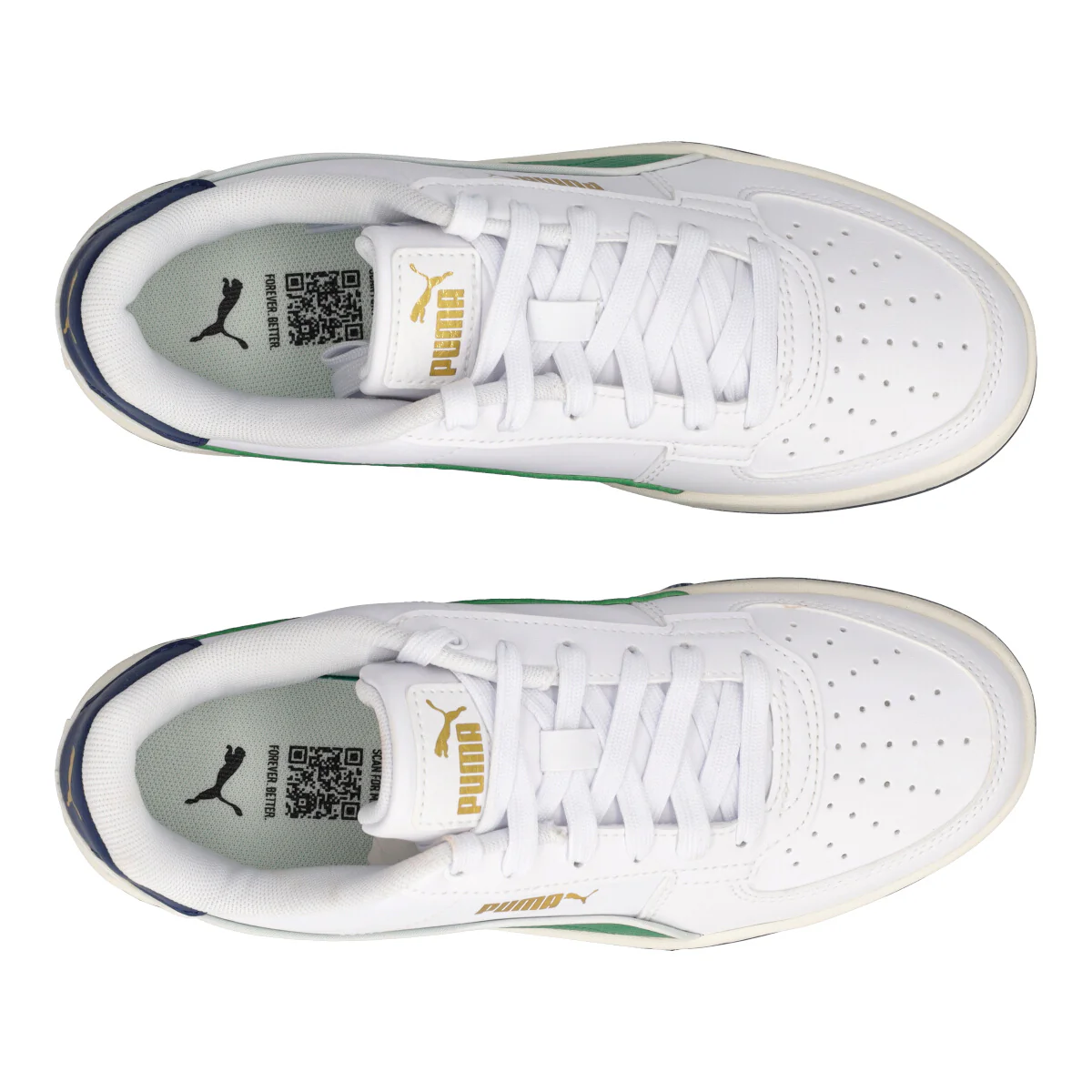 CAVEN 2.0 RETRO JR Sneakers Junior Bianche e Verdi - Image 5