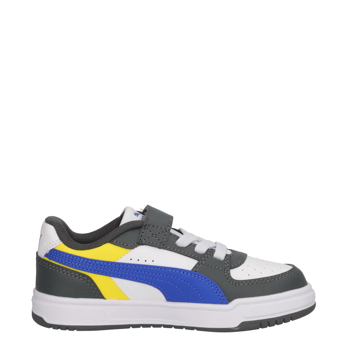 CAVEN III BLOCK AC PS Sneakers Junior Bianche, Grigie e Blu - Image 2