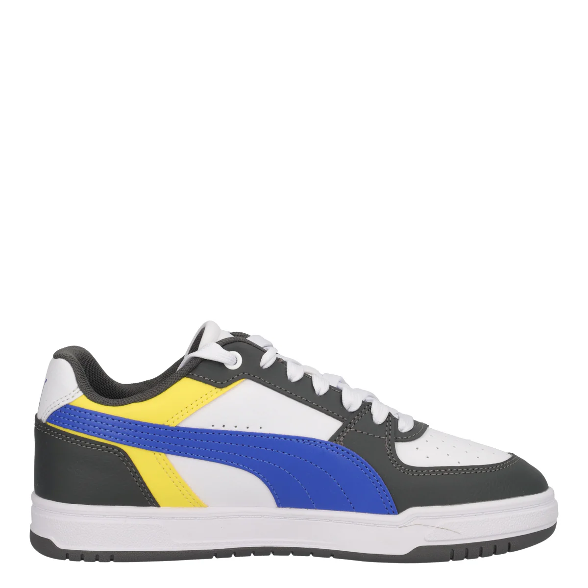 CAVEN III BLOCK JR Sneakers Junior Bianche, Grigie e Blu - Image 2