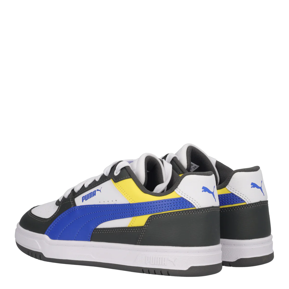 CAVEN III BLOCK JR Sneakers Junior Bianche, Grigie e Blu - Image 4