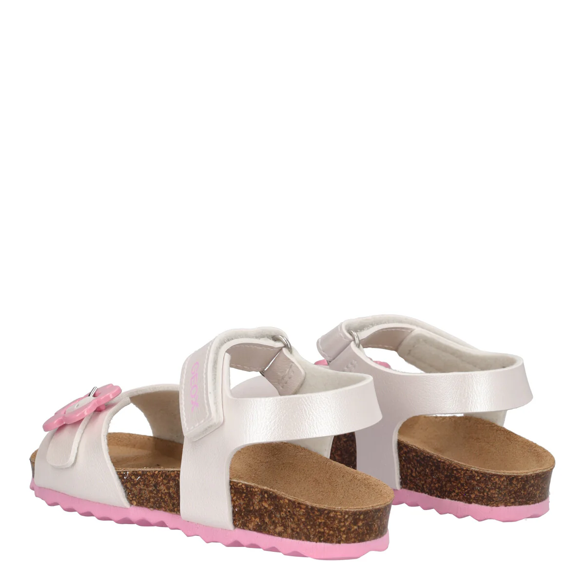 CHALKI Sandali Bambina Bianchi e Rosa - Image 4